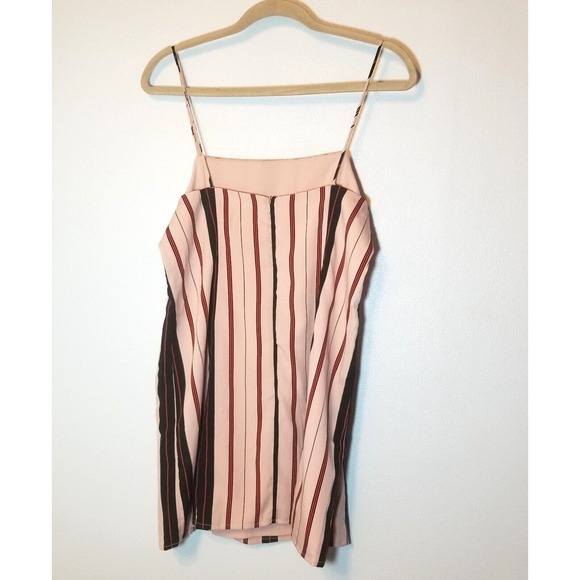 NWT Amuse Society Women's Tiny Dancer Striped Lined Slip Dress Medium Festival - Picture 2 of 11